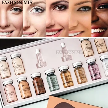 12PCS Korea BB Cream Skin Boost Kit Niacinamide/Peptide Foundation Serum Moisturize Antioxidant Sunscreen Face Skin Care 1