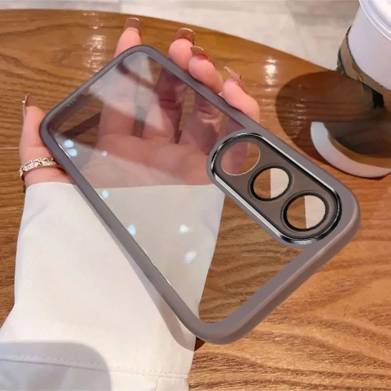 Vovo V70 FE Shockproof Plating Back Cover Phone Case