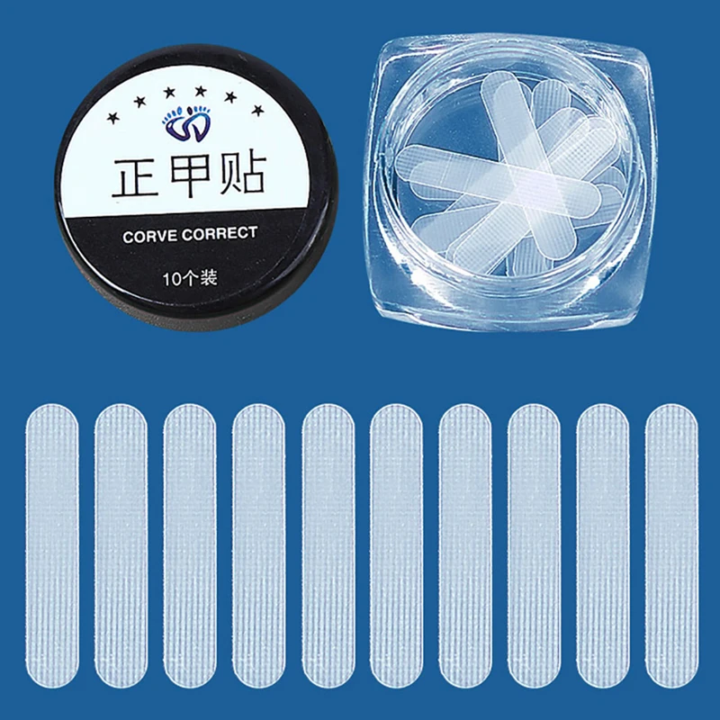 10Pcs Ingrown Toe Nail Treatment Ingrown Toenail Correction Tool Elastic Patch Sticker Straightening Clip Brace Pedicure Tools 2