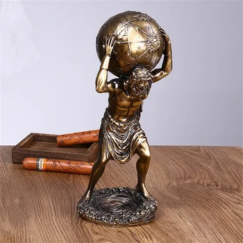 Greek Atlas Resin Statue 1