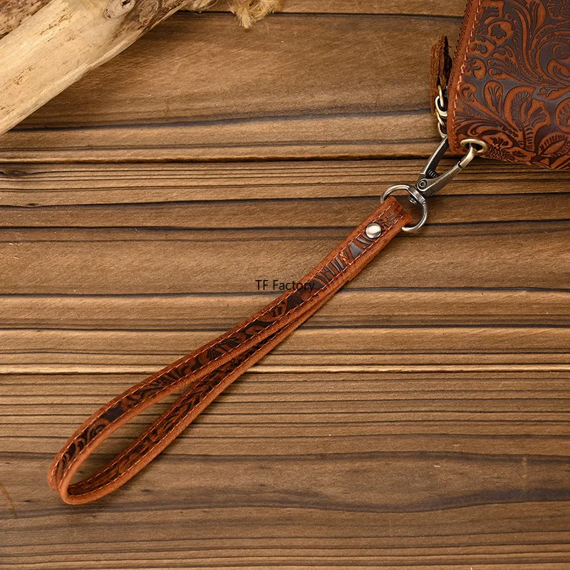 Premium Leather Long Wallet with Money Clip