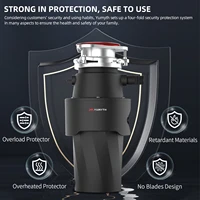 Cheap hot sale DC kitchen food garbage disposal strong power household Food Waste Disposer 2