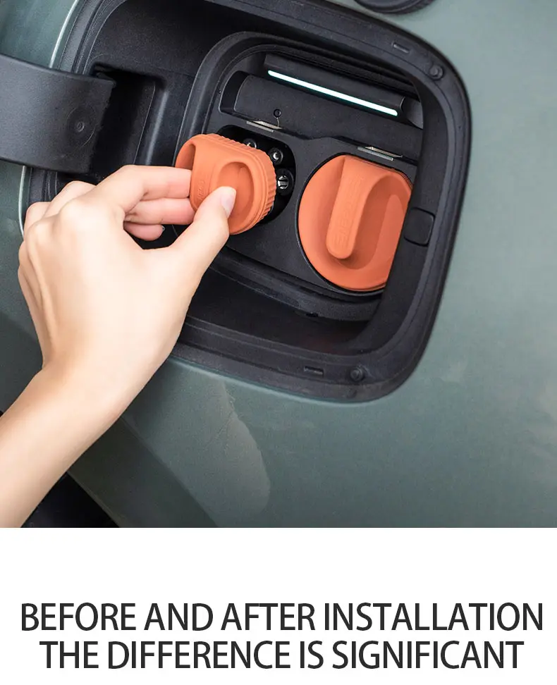 For ZEEKR 001 2025 2024 2023 Charging port silicone cover Waterproof and dustpro