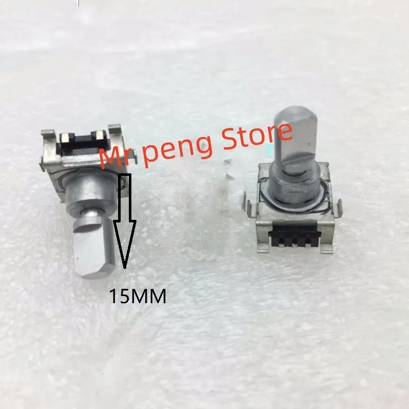 

2pcs for ALPS RK11 Metal shaft reflow type potentiometer 10K with switch smooth 15mm