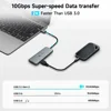 RSHTECH USB C Hub hdmi 4k 120hz 8K HDMI 10Gbps Data Transfer Speed 100W Power Delivery with SD/TF Reader USB-C Docking Station 5
