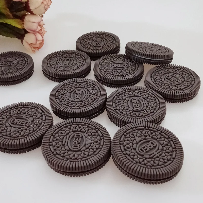 Simulation Oreo Cookies Fake Cake Artificial Food Model Children Photography Prop Bakery Decoration Wedding Party Home Decor food photography props food model