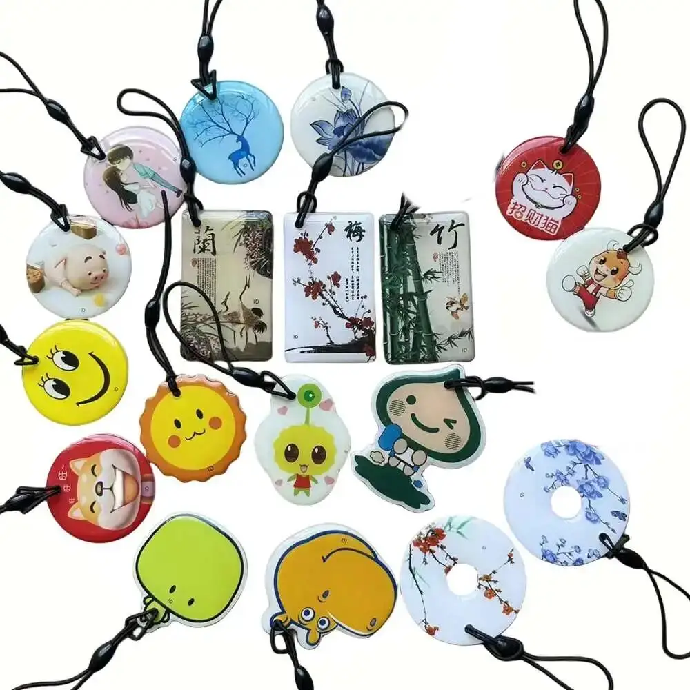 RFID Key Tag - 125KHz Read/Write Capability for Secure Access and Copy Backup