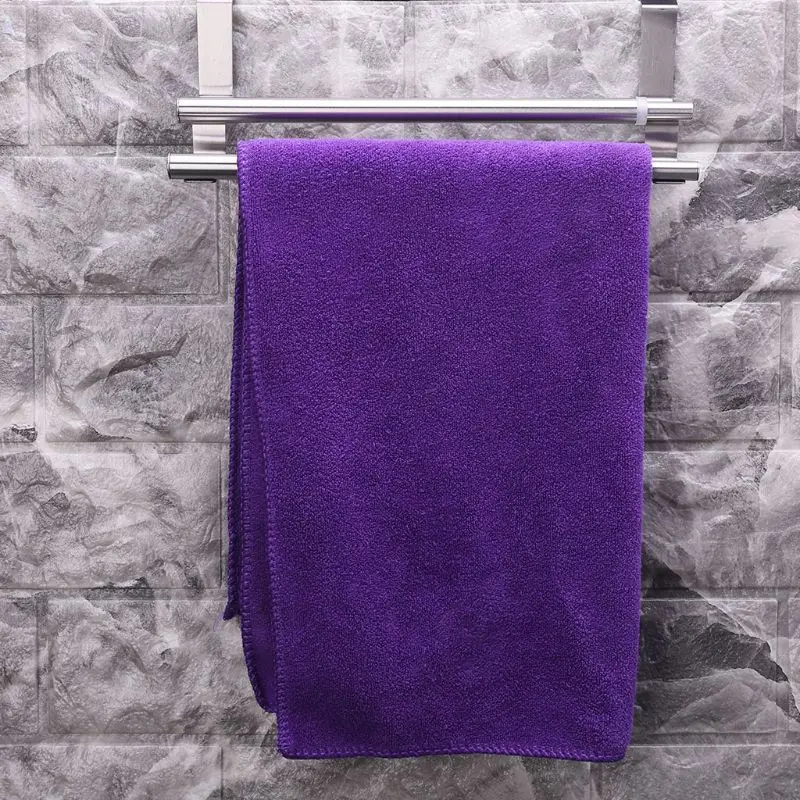 Extendable Over Door Towel Rack Bar Hanging Holder Bathroom Kitchen Hotel Cabine