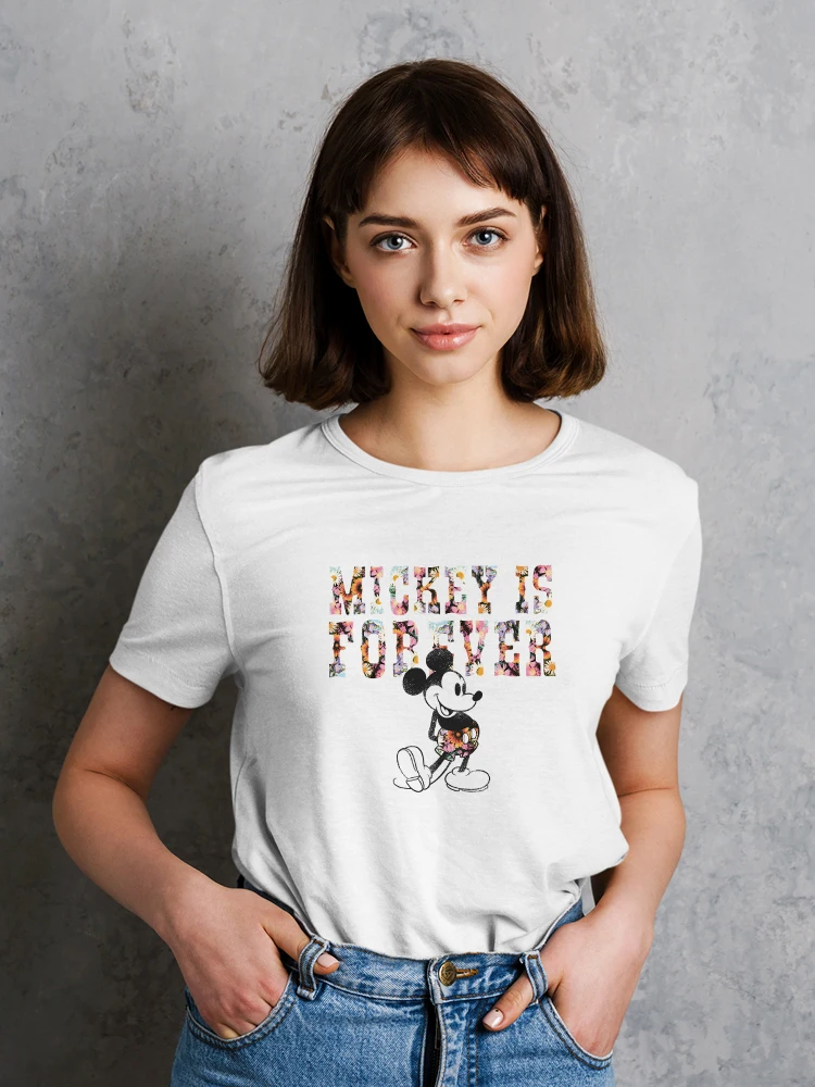 agencia pérdida Deformar Disney Mickey Mouse Brand Tshirts Woman Top 2022 New Short Sleeve Ropa  Tumblr Mujer Casual Summer Harajuku Fashion European Edgy - T-shirts -  AliExpress