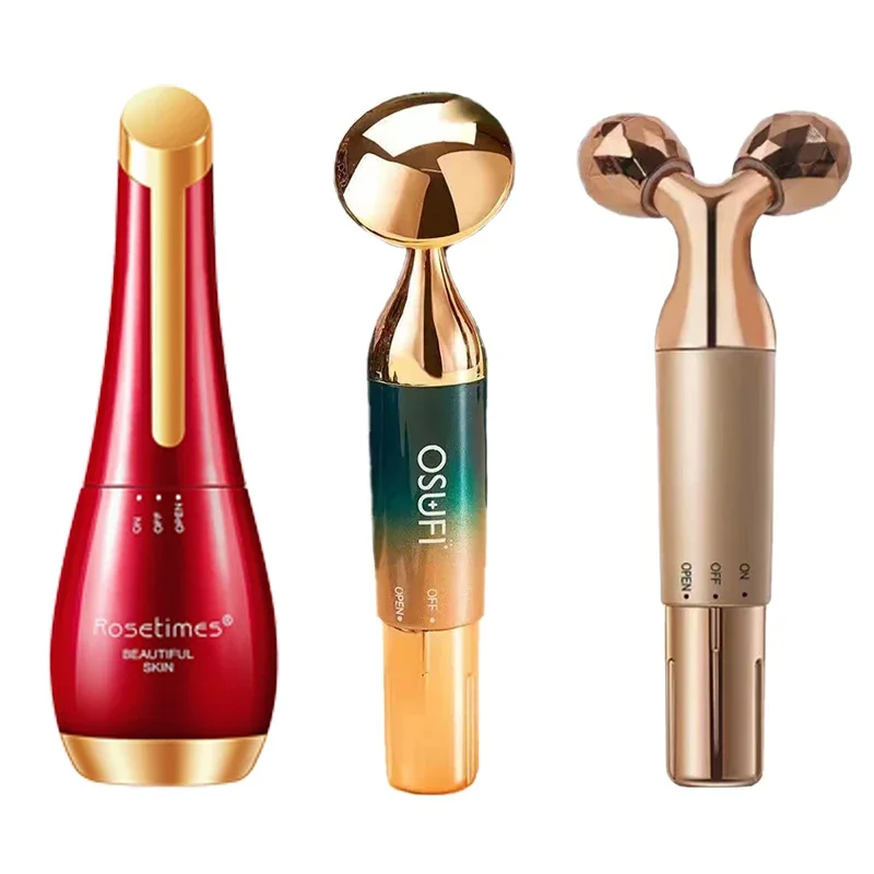 Electric Facial Beauty Devices Face Lifting Anti Wrinkle Facial Eye Massage Face Cream Introducer Skin Rejuvenation neck face massager face lifting roller electrotherapy skin care tool