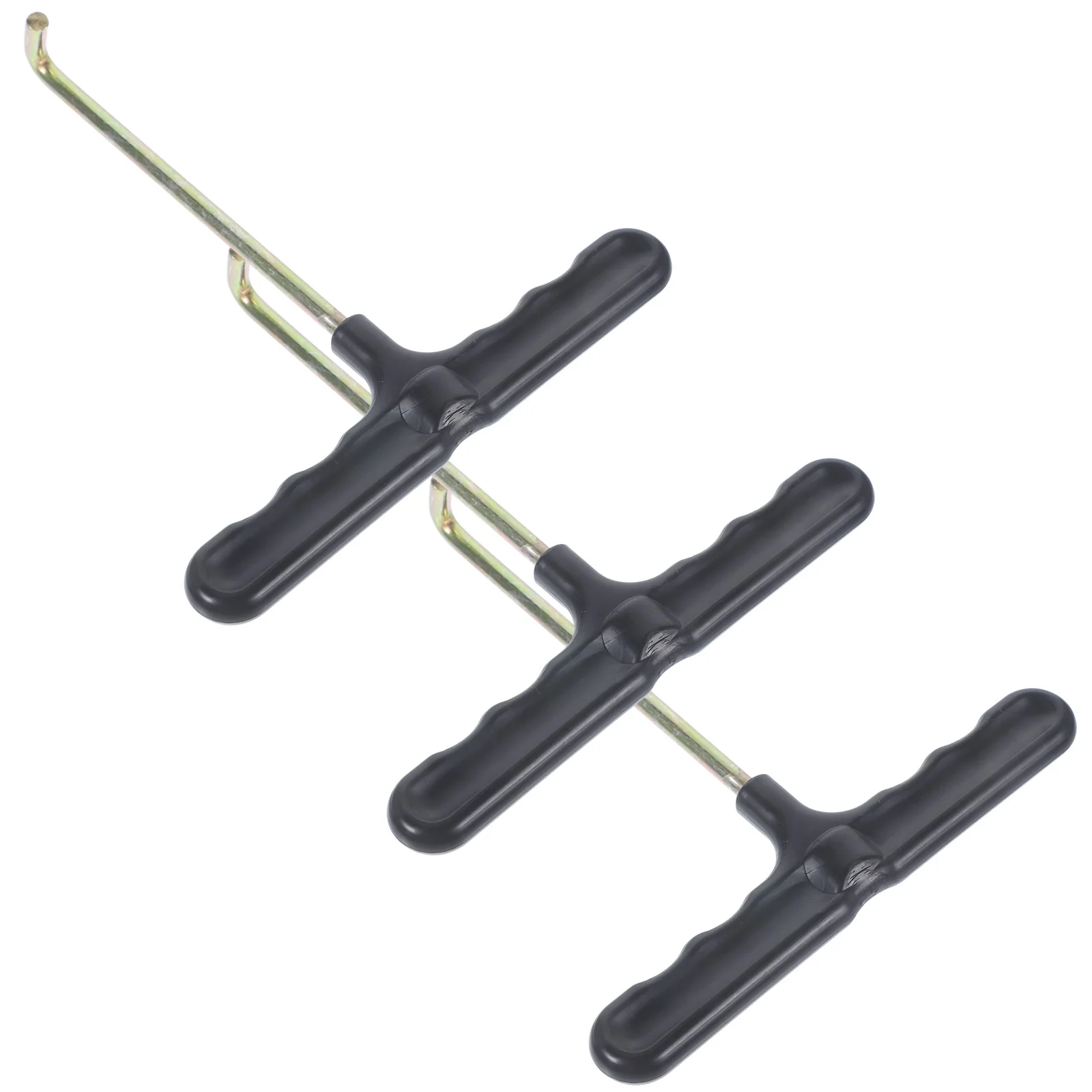 

3 Pcs Trampoline Spring Hand Hook Skates Outdoor Accessories Puller Plastic Portable Skate Tool Ice Sharpener