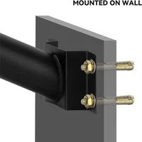 1Pcs Mounting Brackets Extension Arm for Outdoor Light Fixtures,9,5In Light Fixture Bracket Pole for Solar Street Lights 2