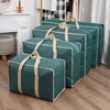 Modern Style Pure Color Luggage Storage Bag Big Capacity Quilt Moisture-proof Storage Bag Home Wardrobe Clothes Organization Bag 6
