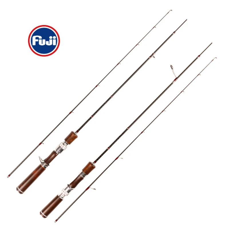 ultra-light-fishing-rods-high-carbon-fiber-spinning-casting-lure-pole-solid-wood-handle-with-fuji-guide-ring-fast-trout-rods