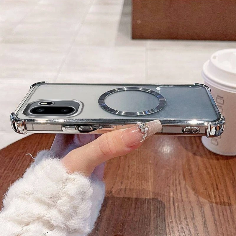 Clear Shockproof Magnetic Case