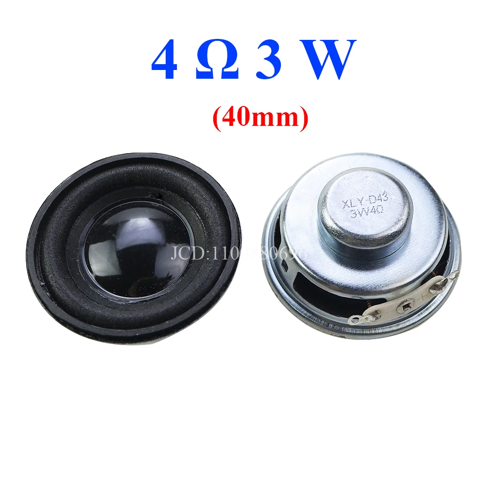 1 piece Horn 4R 3W 5W Diameter 36mm 40mm 45mm 50mm Amplifier Rubber Gasket Horn Speaker 4 Euro