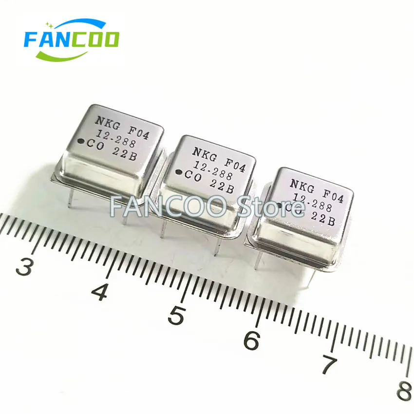 5PCS 12.288M 12.288MHZ Half size 3.3v 5v CRYSTAL CLOCK OSCILLATOR OSC DIP-4 12.288