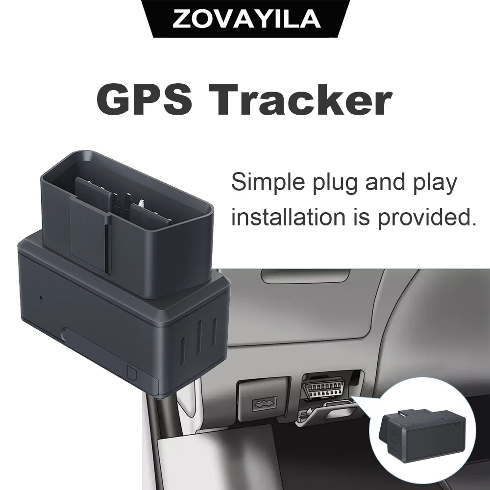 GPS locator 4G Beidou satellite positioning plug and play installation free car OBD interface anti-theft locator