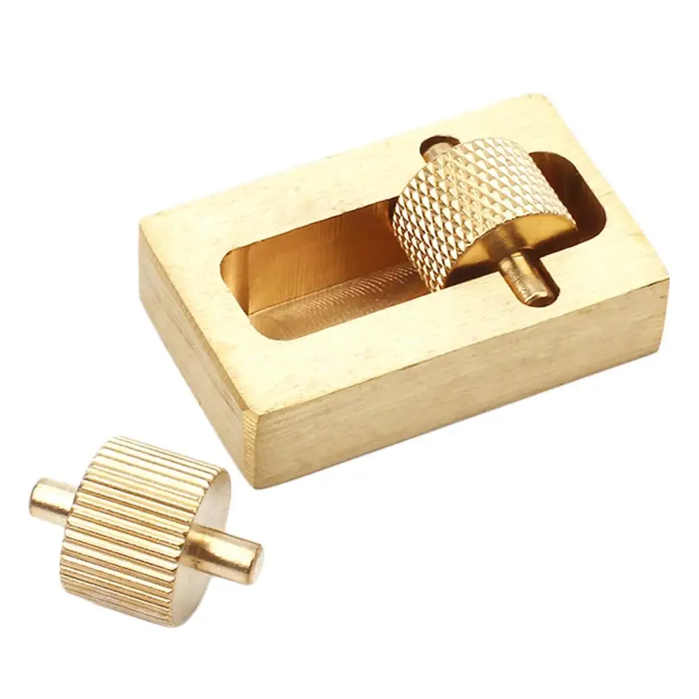 Leather Top Edge Dye Oil Roller Box Applicator DIY Leather Craft Edge Oil Painting Box With Two Rollers Leather Edge Paint Tool