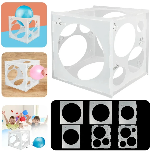 11Holes Plastic Balloon Sizer Box Measurement Tool for Balloons Arch  Garland Birthday Party Wedding Baby Shower Decor Supplies - AliExpress