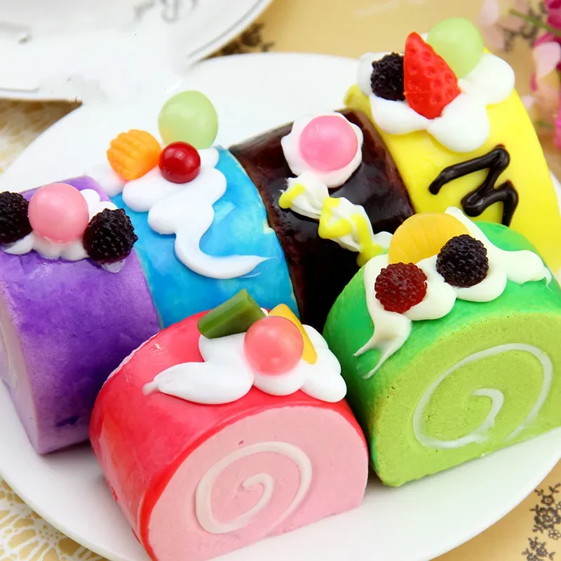 Food Model Food Photography Props Kitchen Food Toys Fake Food Prank Toys Artificial Fruit Cakes Dessert Fake Food Decorations Photography Food Simulation Cake Model Tea Home Decoration Kitchen Display