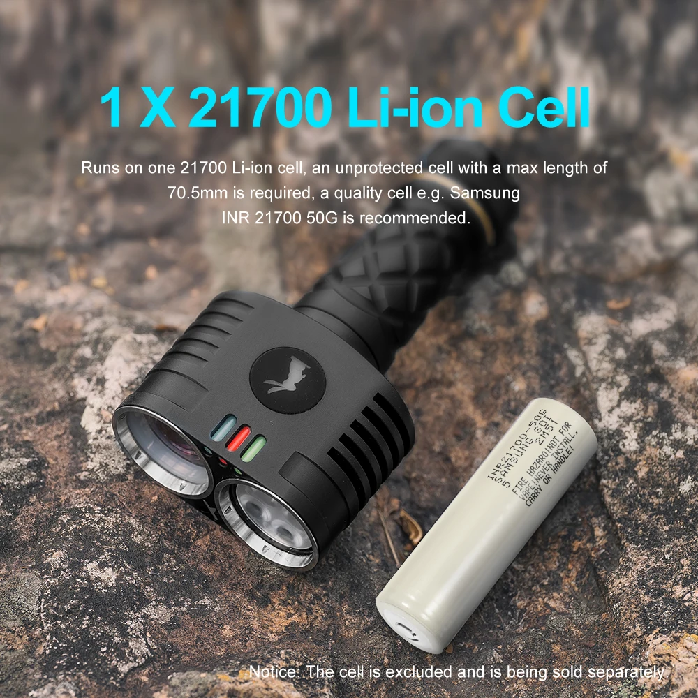 EDC LEP Flashlight Lumintop THOR 4 2800LM Rechargeable LED Torch Power Bank by 21700 Battery for