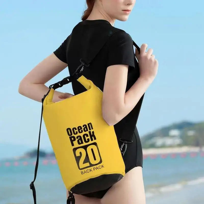 Thickened 500D Waterproof PVC Sandwich Cloth Life Jacket Knapsack Life Vests Backpack Bag For Jet Ski Motorboats Surf Swimming