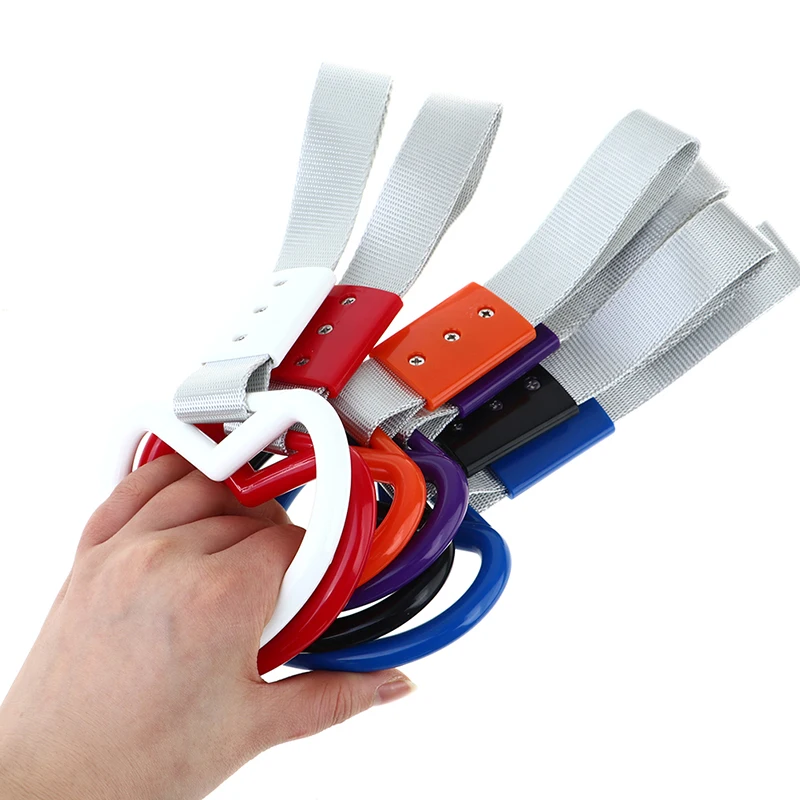 

New 1pc Train Bus Handle Hand Strap Drift Charm Strap Drift Auto Accessories Car Styling car heart straps front tow hook