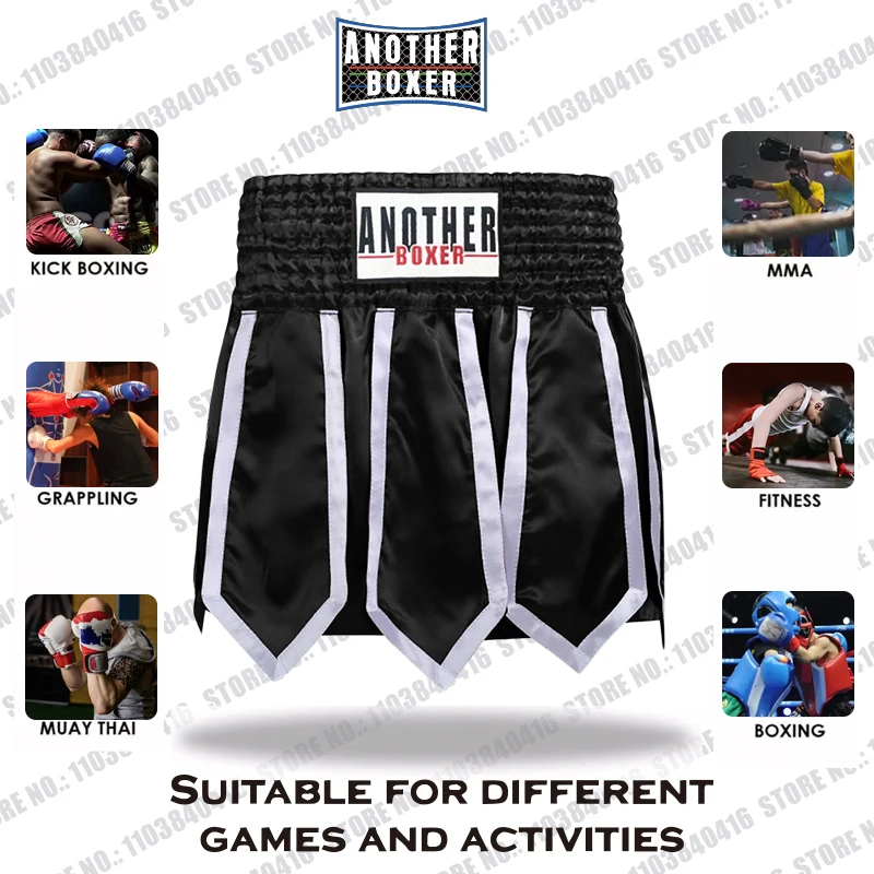 Boxing Shorts Muay Thai Shorts for Men Women Kids MMA Martial Arts Grappling Training Clothes Satin Fight Kickboxing Pants mma shorts