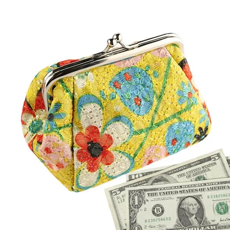 

Clutch Purses For Women Vintage Lady Clutch Wallet Women Floral Embroidery Evening Bags For Wedding Party Prom Travel Festival