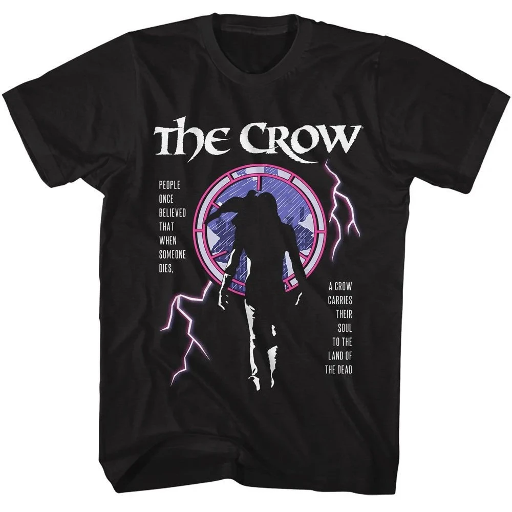 The Crow People Once Believed Schwarzes T-Shirt für Erwachsene, lockeres und atmungsaktives Sommer-T-Shirt für Herren und Damen