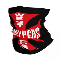 West-S-Coast-S-Chopper Iron Cross Bandana Neck Gaiter Printed Balaclavas Wrap Scarf Headwear Running for Men Women Winter