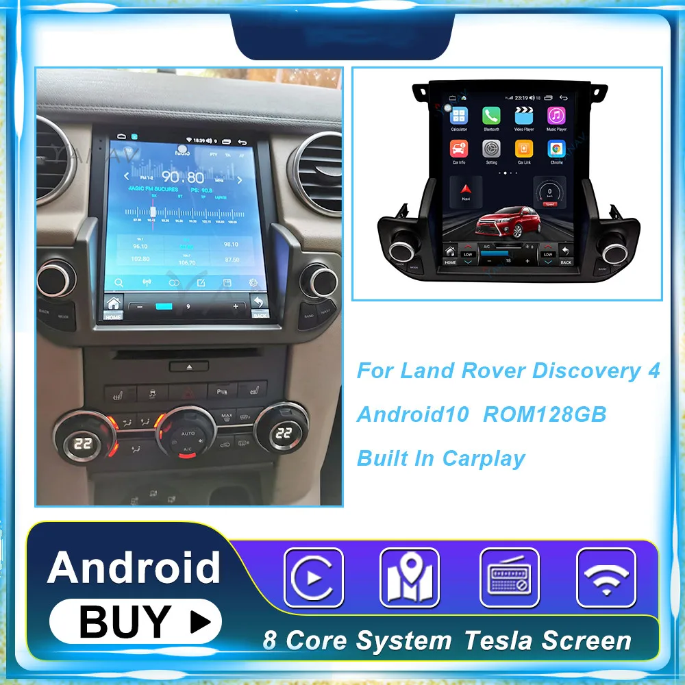 Автомагнитола Din Android для Land Rover Discovery 4 2009 + Carplay стереоприемник автомобильное