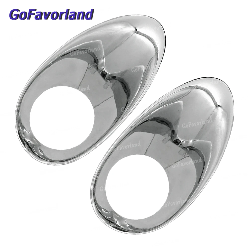 

Pair Front Left Right Fog Light Cover Plastic Chrome 62257-1BA0A 62256-1BA0A For Infiniti EX35 3.5L 2008-2012 EX37 QX50 3.7L