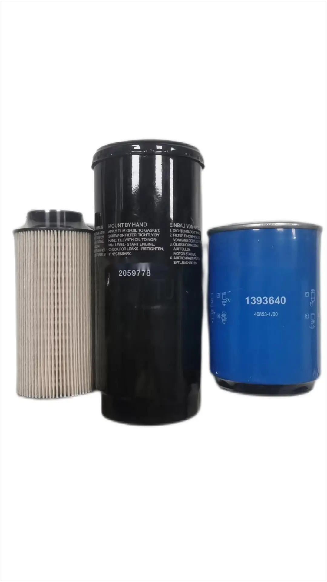 3 Pcs Suitable for SCANIA Truck Maintenance Filter Element Set 2059778 1873018 1393640 2254338