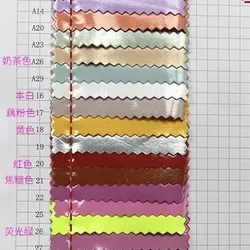 Faux Leather Elastic Fabric - Smooth Waterproof Material for DIY Sewing, Bags, Clothing, and Stage Design (No.16 Original White)