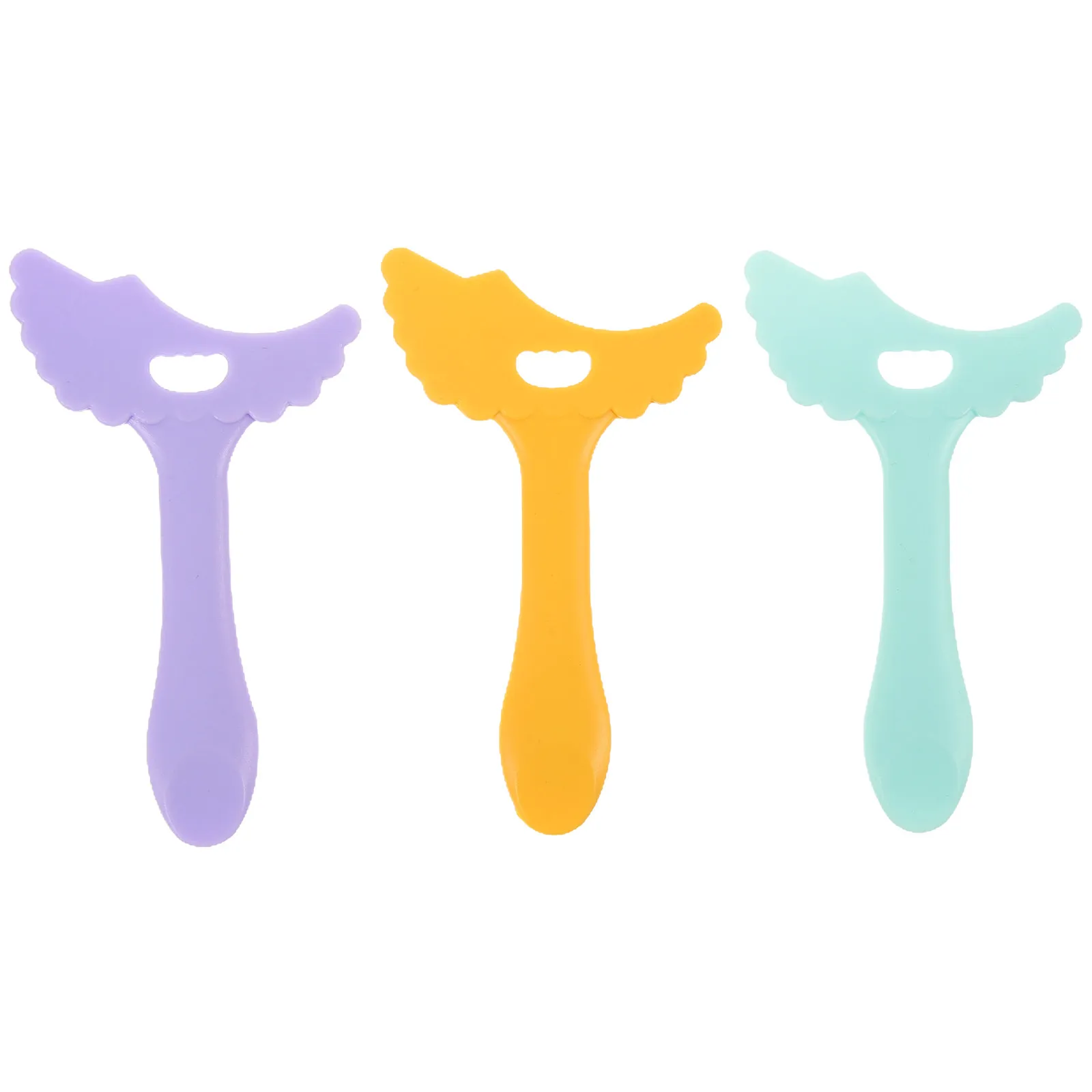 3Pcs 실리콘 아이라이너 보조 도구 초보자와 전문가를 위한 다기능 재사용 가능한 아이 메이크업 스텐실 간편한 청소