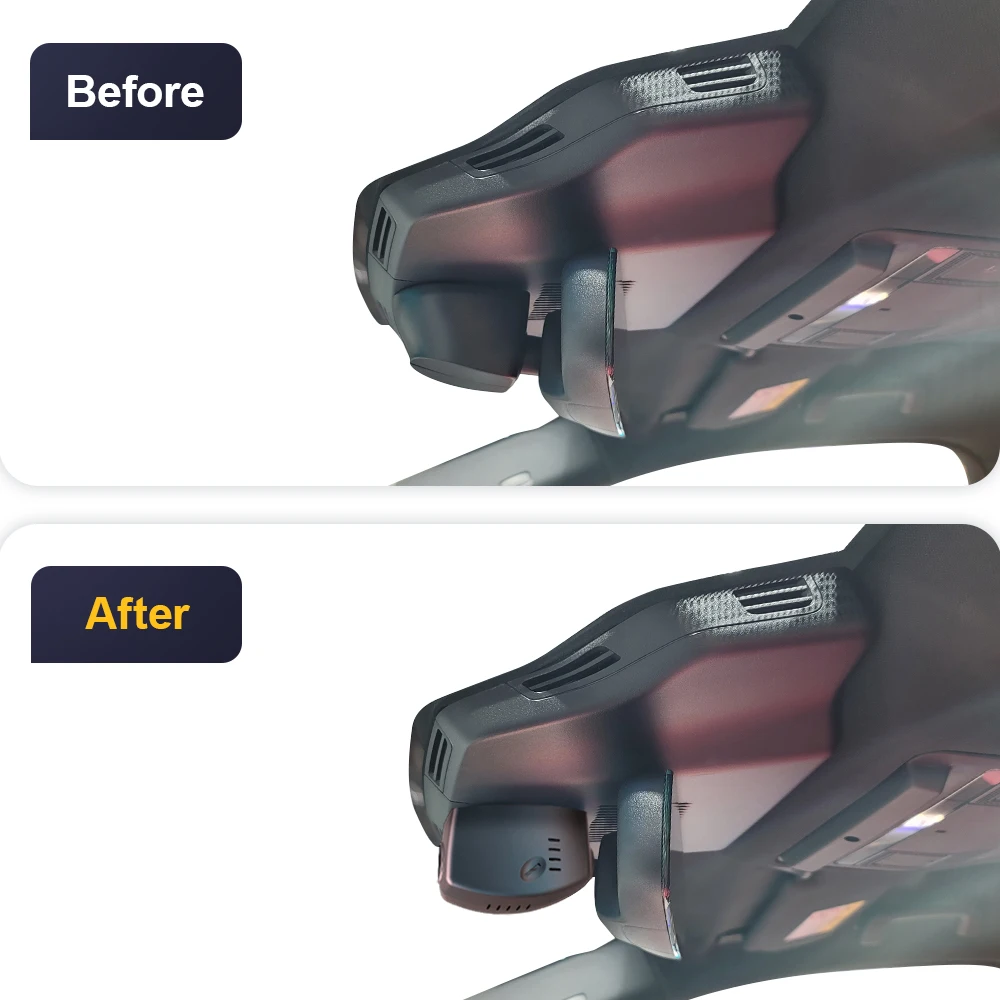 재규어 l-Pace I pace (X590) 용 대시 캠, 2019 2020 2021 2022 2023, Fitcamx 보이지 않는 와이어, OEM 스타일 4K 2160P 자동차 DVR 와이파이