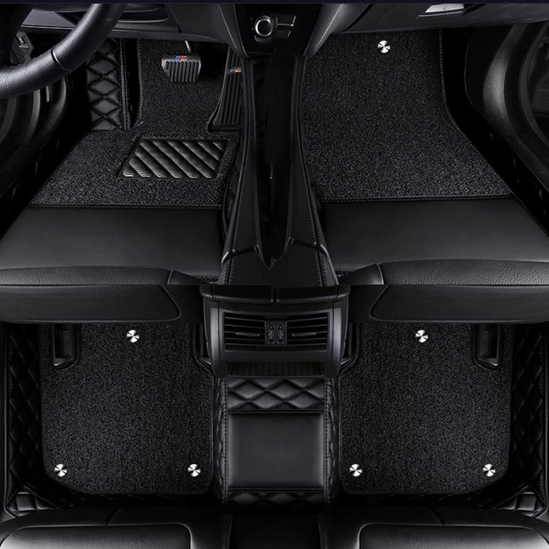 

Custom Car Floor Mats for Jeep Grand Cherokee 2011-2018 Interior Details Car Accessories Double-deck Removable