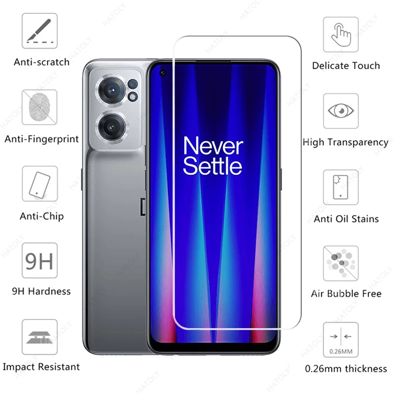For Glass OnePlus Nord CE 5G Tempered Glass for OnePlus Nord CE