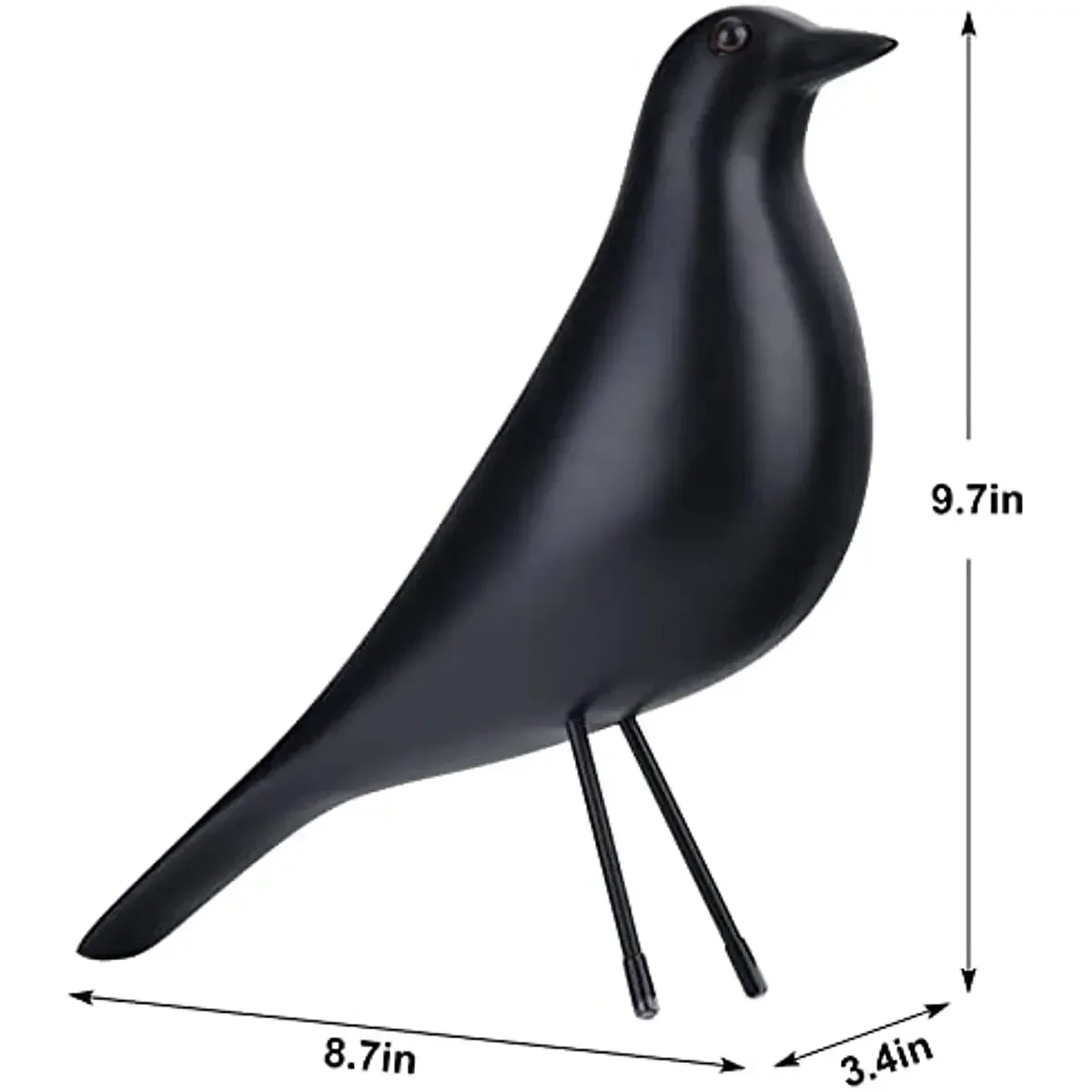 Bird Figurine Resin Bird Statue Sculpture Modern Minimalist Bird Decorative Ornaments for Living Room Bedroom Office Decor - Image 2
