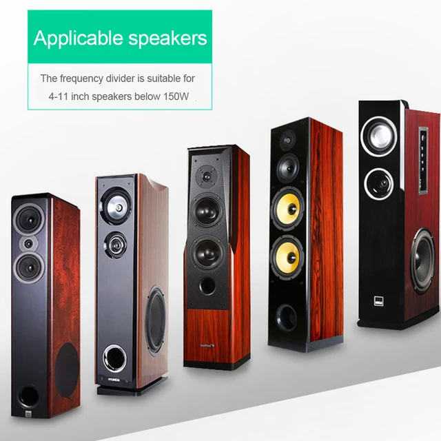 3 Way 150W Speaker Audio Frequency Divider Loudspeaker Crossover Filter Treble Midrange Bass Module Frequency Divider 1