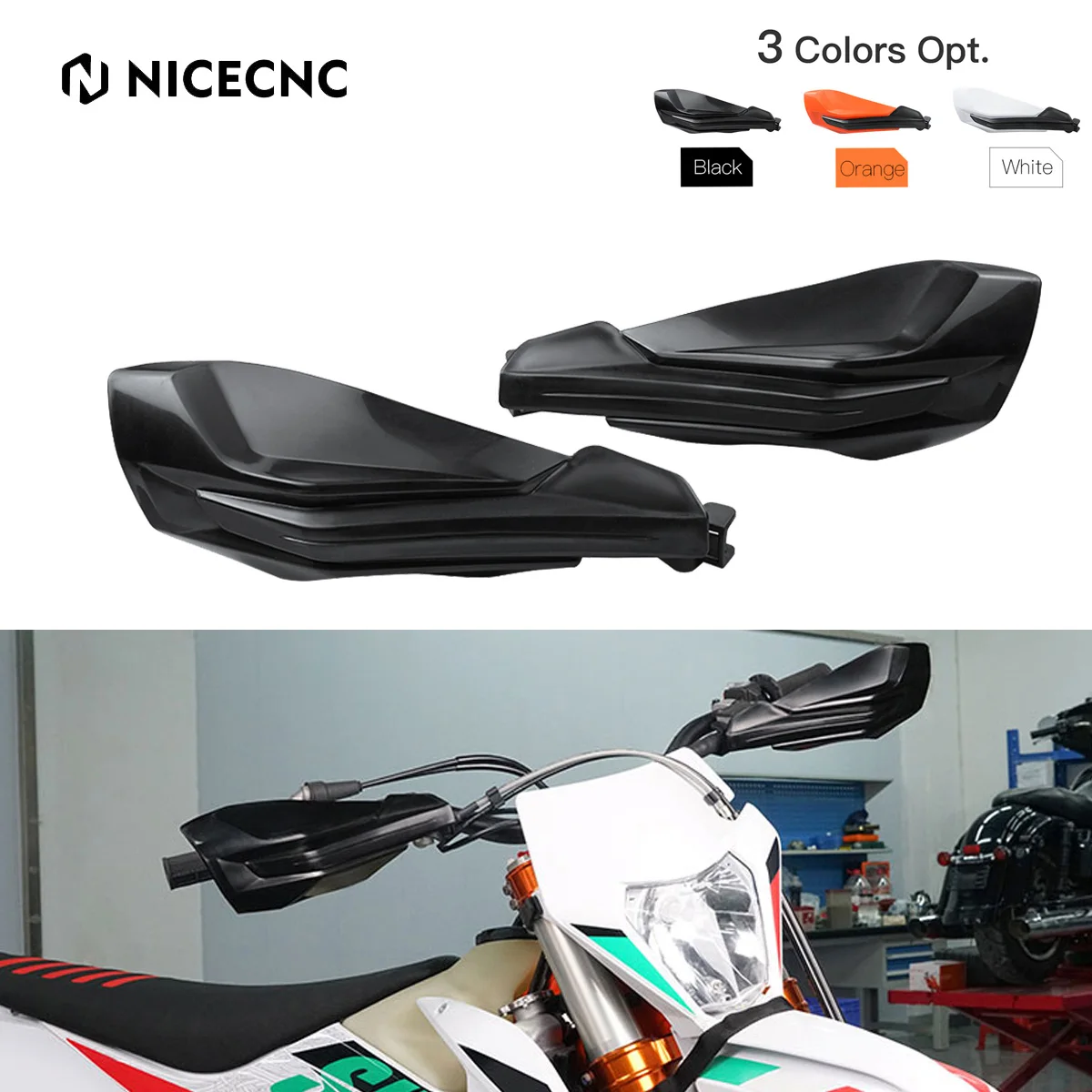 

Handlebar Guards For KTM 2014-2023 EXC 300 EXC EXCF SX SXF XC XCF XCW TPI Six Days 125 200 250 300 350 400 450 500 EXC250