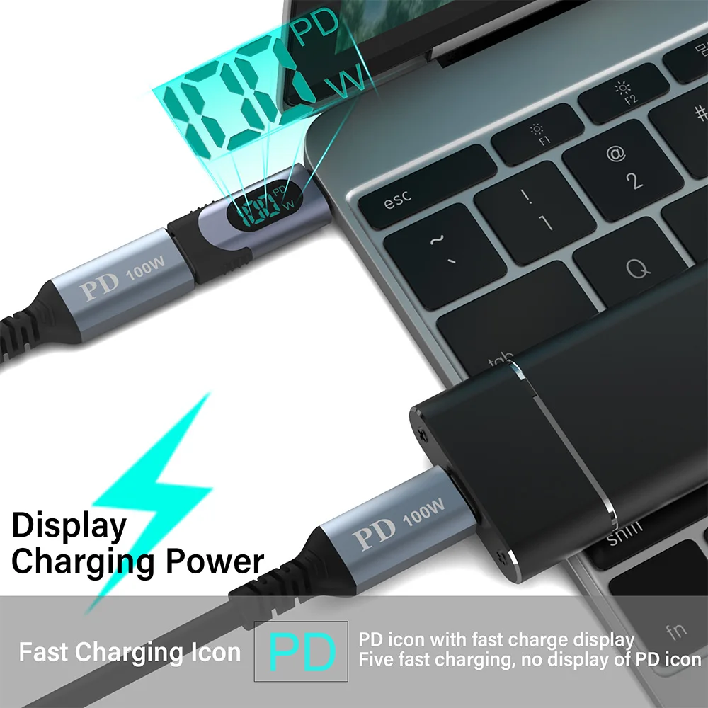 OLAF PD 100W USB C OTG 어댑터, USB C 타입 디지털 디스플레이, 데이터 전송 충전 컨버터, 아이폰 15 프로, 삼성용