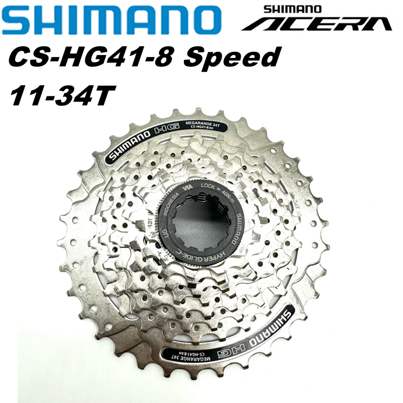 Shimano HG41 7S 8 Speed Mountain Bike Bicycle Cassette Freewheel 7/8 Speed Flywheel 11-28T 11-32 11-34T MTB Bicycle Bicycle Cassette Bicycle Parts Bike Freewheel