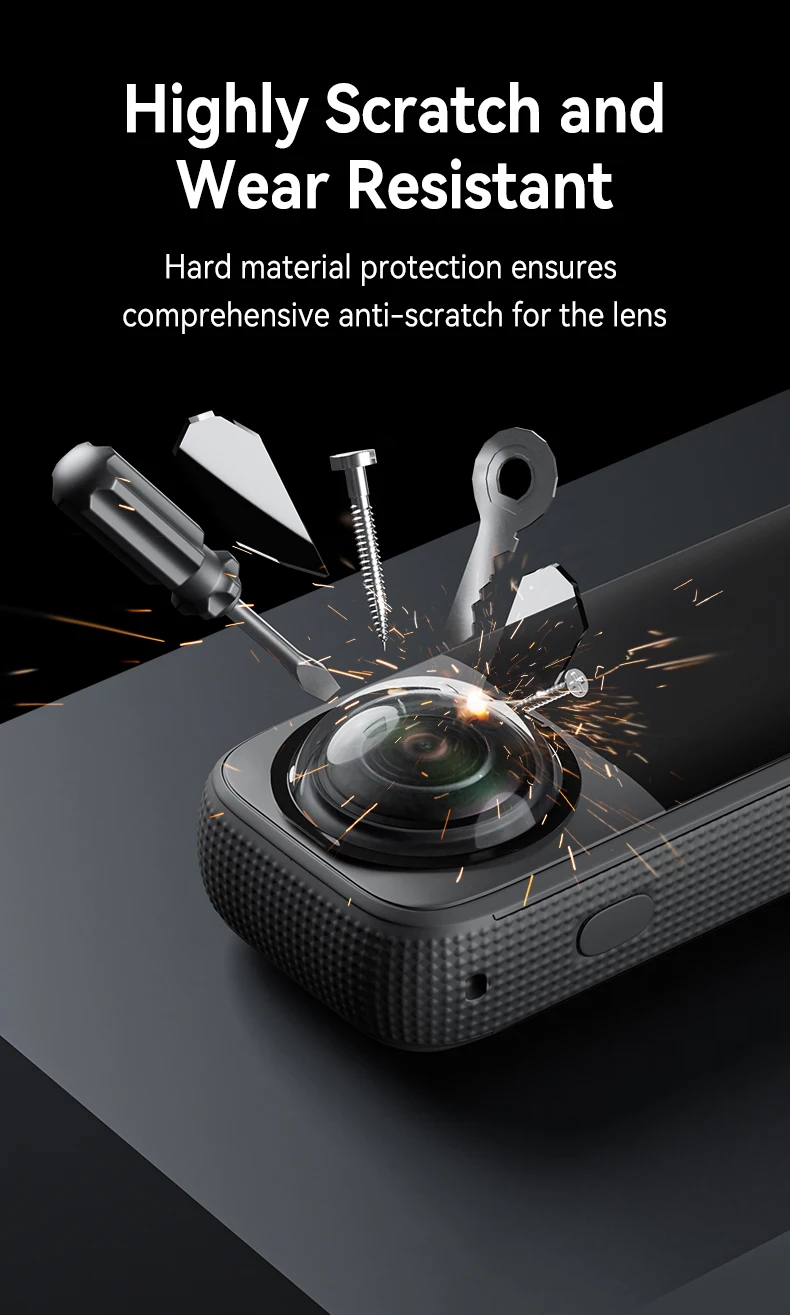 Lens Protective Cover For X3 Camera Lens Cap Screen Protector Lens Guards For