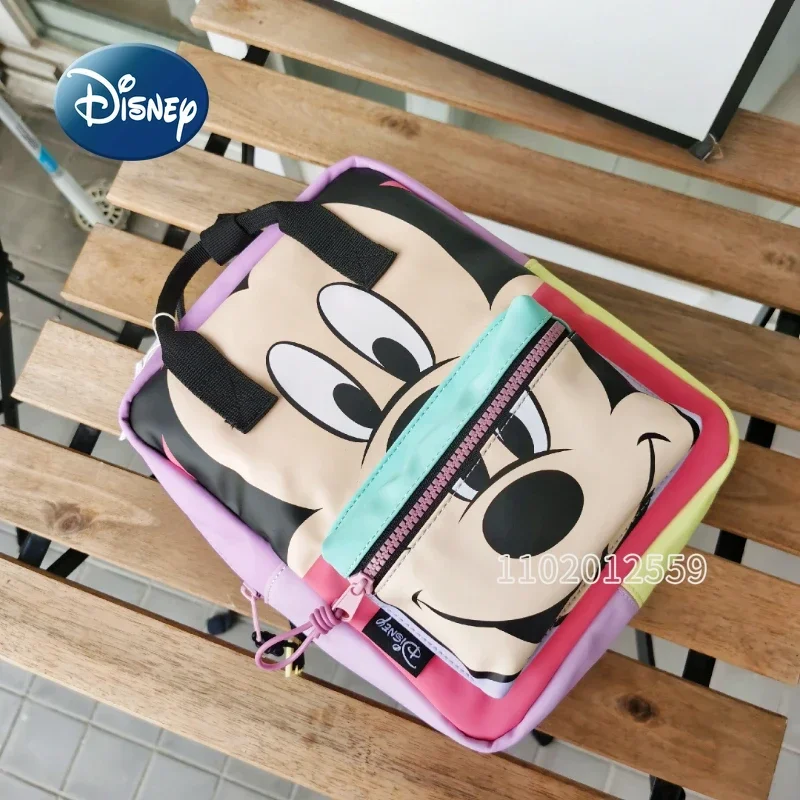 Disney Mickey New Children's Backpack Luxury Brand Children's School Bag High Quality Cartoon Cute Fashion Student School Bag