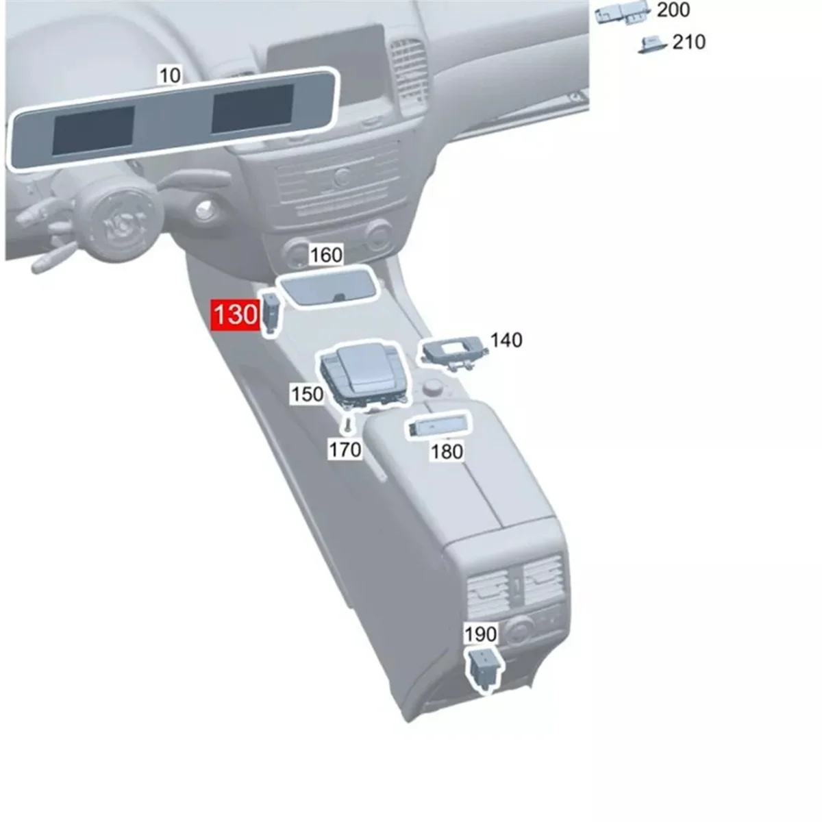 

Автомобильный USB-модуль для зарядки A2478209000 для C118 W177 W247 X253 2019-2023