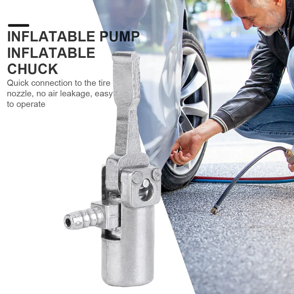 Tire Air Pump Nozzle Plastic/Metal Inflatable Pump Clip Fast