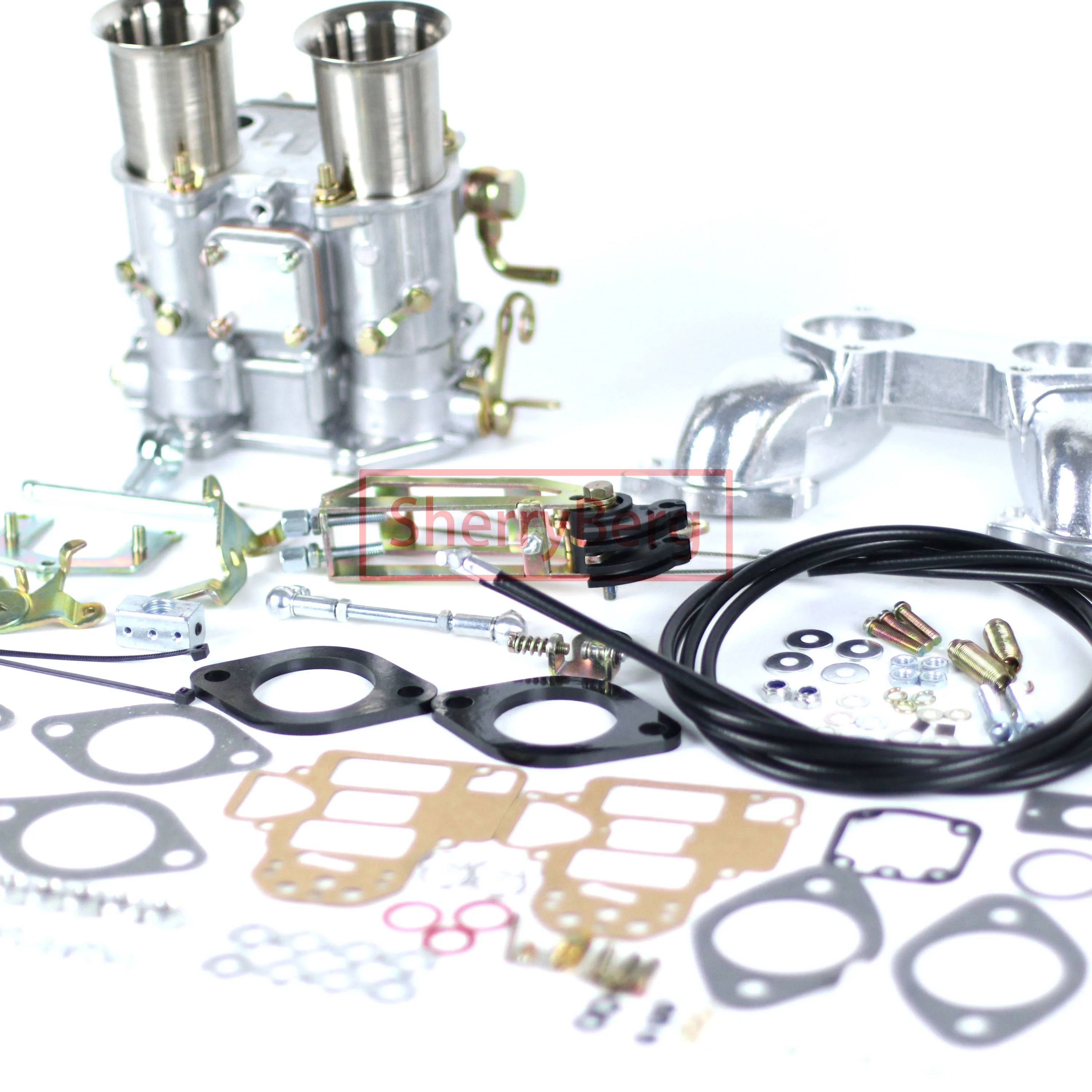 

SherryBer Carb MANIFOLD Linkage 45dcoe 45mm DCOE Carburetor Conversion Kit for MINI COOPER WEBER/DELLORTO EMPI 45 DCOE/DHLA New